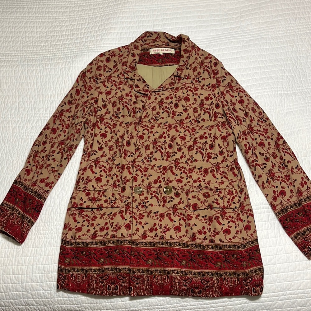 Free People Bellflower blazer